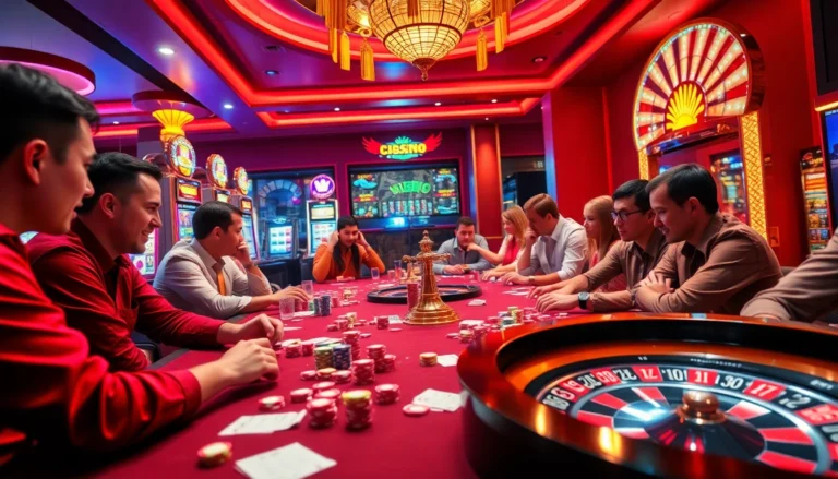 Join the excitement of poker at https://jun88bet.net/ with colorful chips and a sparkling roulette wheel.